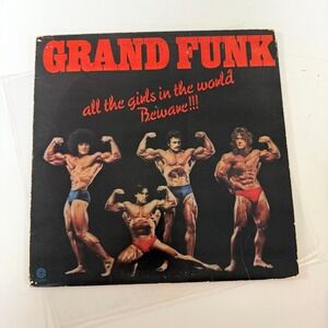 Vintage Vinyl Record Grand Funk Railroad – All the Girls in the World Beware